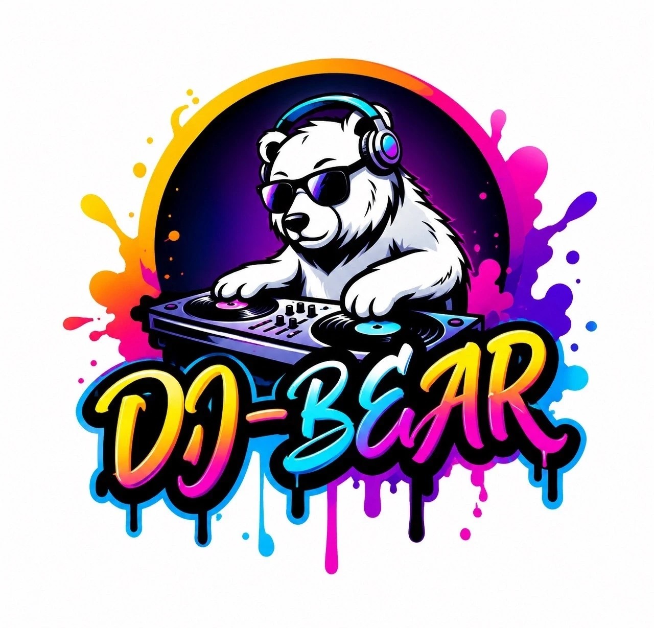 DJ-BEAR — медведь-диджей